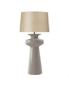 Lustre Table Lamp Powder Grey Ceramic Base Only