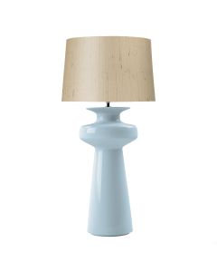 Lustre Table Lamp Amalfi Blue Ceramic Base Only