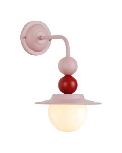 Neo Wall Light Blush Pink and Strawberry