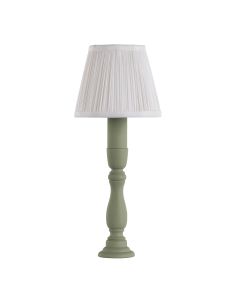 Newel Table Lamp Sage Green With Shade
