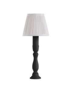 Newel Table Lamp Black With Shade