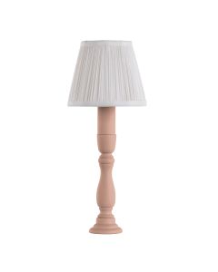 Newel Table Lamp Blush Pink With Shade