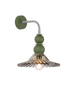 Nueva Wall Light Moss Glass and Sage