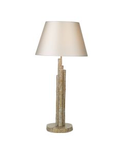 Pagoda Table Lamp Cream/Gold Base Only