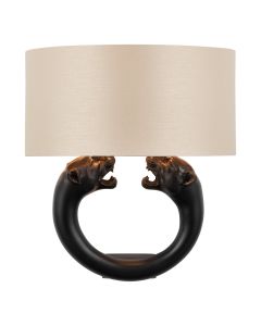 Panther Wall Light Black With Bespoke Shade