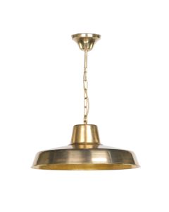 Penzance Pendant Natural Brass IP23