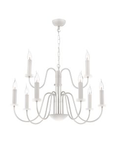 Pigalle 9 Light Pendant Arctic White Fitting Only