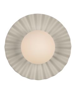 Pop Bathroom Wall Light Cotswold Cream Ceramic and Opal Glass IP44