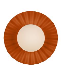 Pop Bathroom Wall Light Marmalade Ceramic and Opal Glass IP44