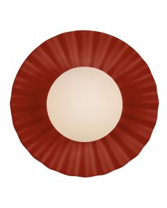 Pop Bathroom Wall Light Strawberry Ceramic and Opal Glass IP44