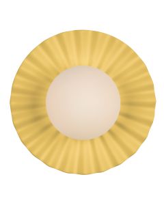 Pop Bathroom Wall Light Lemondrop Ceramic and Opal Glass IP44