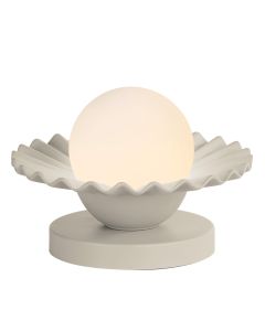 Pop Table Lamp Cotswold Cream Ceramic and Opal Glass