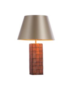 Saddler Table Lamp Leather Effect Base Only