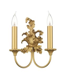 Ormolu 2 Light Wall Light Gold