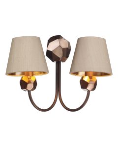 Shard 2 Light Wall Light Copper Bracket Only