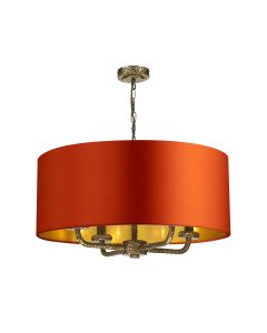 Sloane 4 Light Shadelier Bespoke With Bespoke Shade
