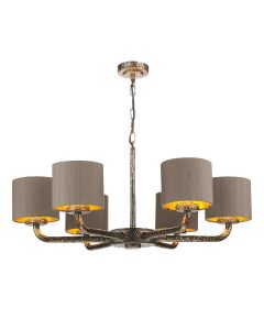 Sloane 6 Light Armed Pendant Bespoke With Shades