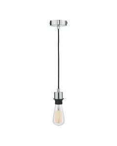 SP62 1 Light E27 Suspension Polished Chrome
