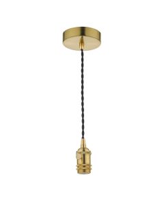 1 Light Suspension In Brass
