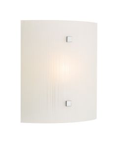 Swirl Wall Washer White Glass