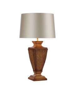 Tallow Table Lamp Beech Finish Base Only