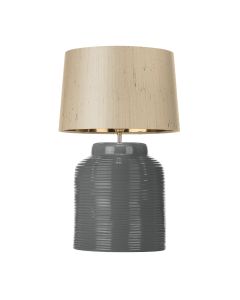 Tidal Table Lamp Lead Grey Ceramic Base Only