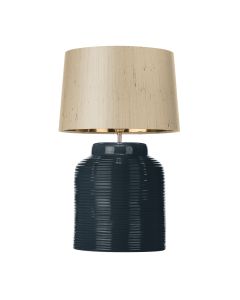 Tidal Table Lamp Smoke Blue Ceramic Base Only