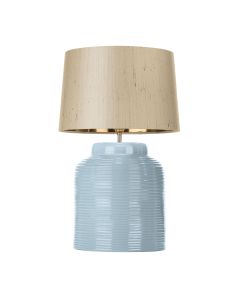 Tidal Table Lamp Amalfi Blue Ceramic Base Only