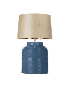 Tidal Table Lamp Persian Blue Ceramic Base Only