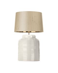 Tidal Table Lamp Coconut Ceramic Base Only