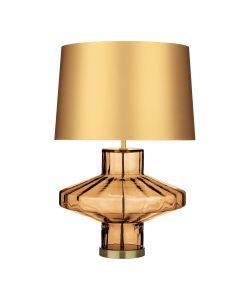 Vienna Table Lamp Tobacco Glass Base Only