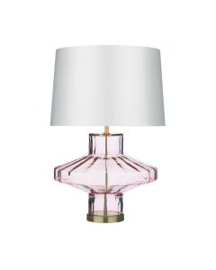 Vienna Table Lamp Pink Glass Base Only