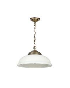 Webster Pendant White Glass