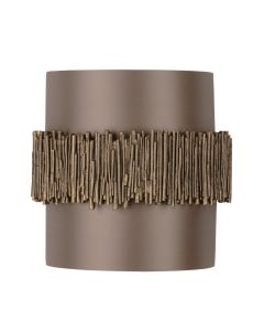 Willow 2 Light Wall Light Bronze  With Bespoke Shade