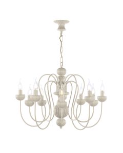 Zhivago 10 Light Armed Pendant Cotswold Cream Fitting Only