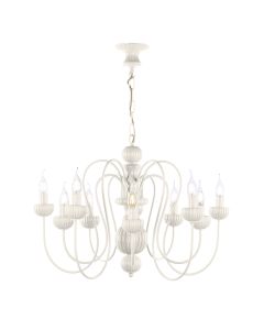Zhivago 10 Light Armed Pendant Coconut Fitting Only