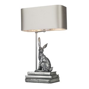 Hopper Table Lamp Pewter 