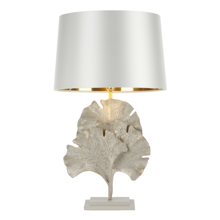  Gingko Table lamp Cream Gold Base Only 