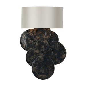 Planet 1 light wall light comes with bespoke shade