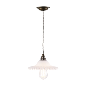 Tysoe Single Pendant with Fluted glass