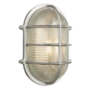 Admiral Large Oval Wall Light Nickel